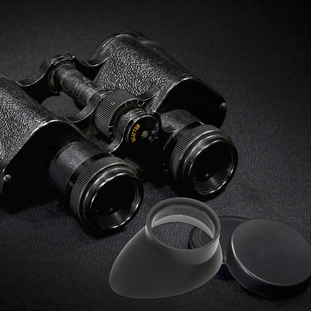 2 Pcs Microscope Goggles Eyepiece Hood Covers Lens Protector Guard Cap