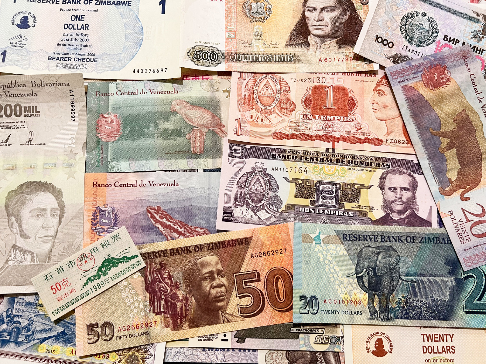 100 Banknote World Paper Money Lot Set Currency Collection Cash Variety Pack