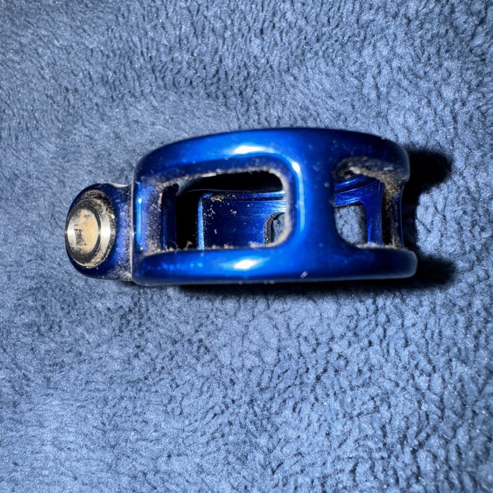 BOX ONE BMX FIXED SEAT POST CLAMP 25.4mm BLUE