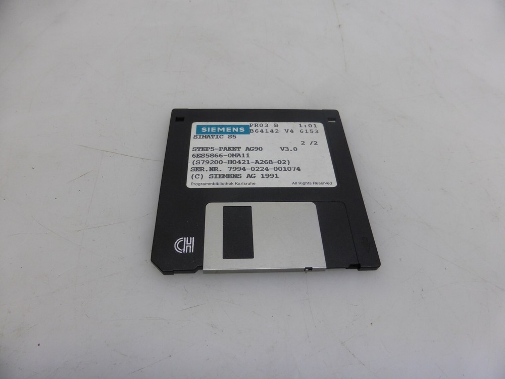 Siemens Simatic S5 STEP5 PACKAGE AG90 6ES5 866-0MA11
