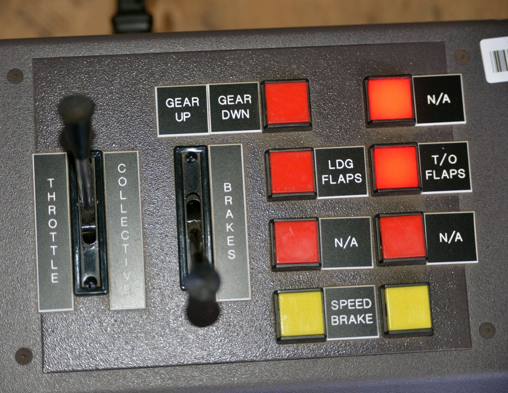 BG Systems FlyBox LV824 Joystick Mouse Controller Box Flight Simulator RS-232