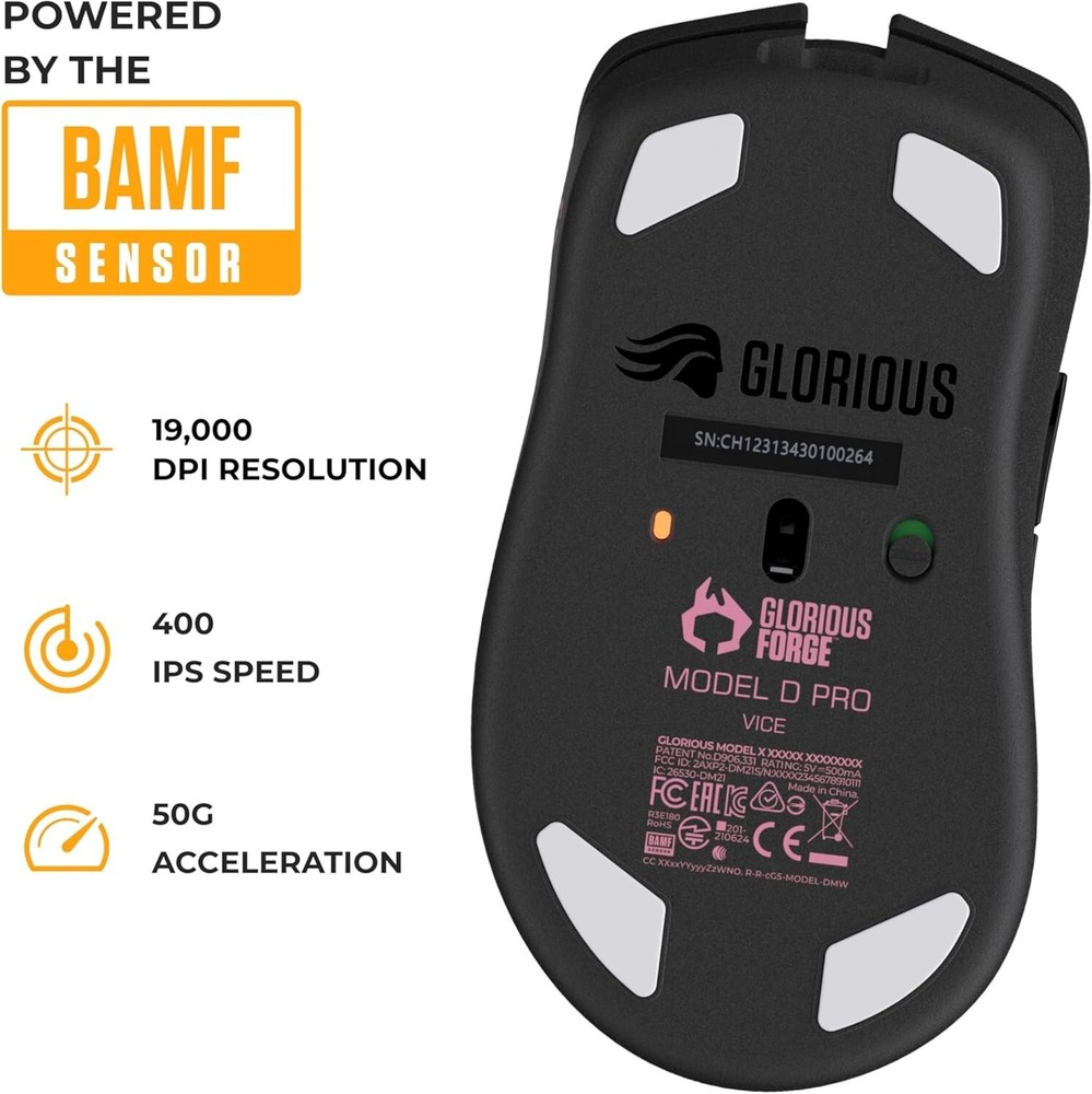 🔥 Glorious Model D Pro (Glorious Forge) Vice Wireless Gaming Mouse