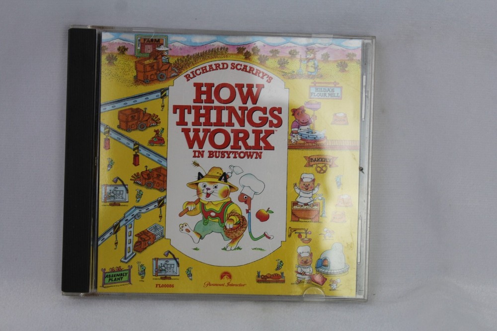 Richard Scarry’s How Things Work In Busytown( CD Game) 1994