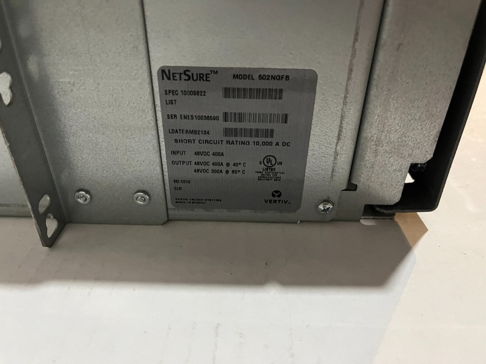 Vertiv NetSure 5000 Power Distribution Cabinet Panel