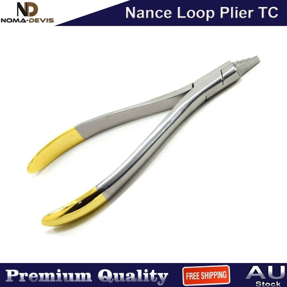 Orthodontic Wire Bending Nance Loop Plier TC Loop Forming Dental Instruments CE