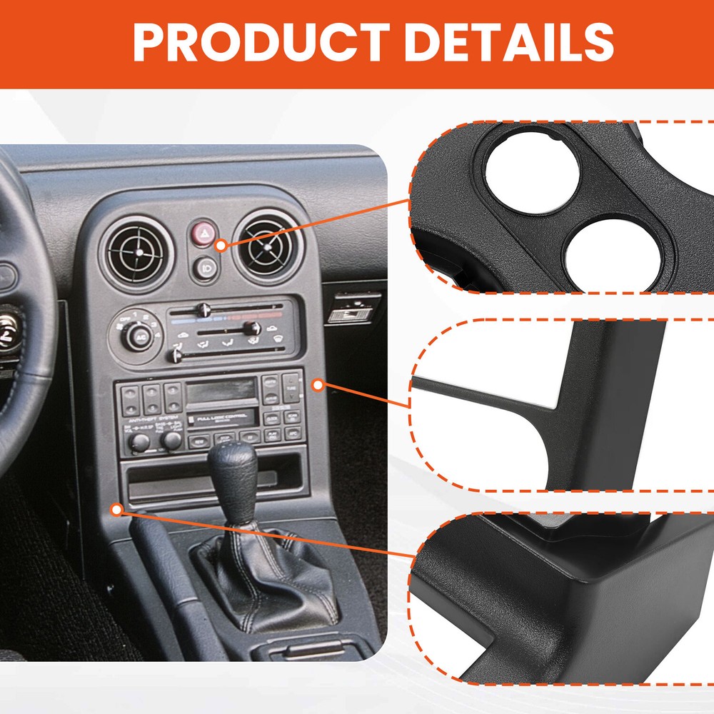 Dash Bezel For Mazda Miata 90-93 Radio Center Dash Control Dashboard Trim Panel
