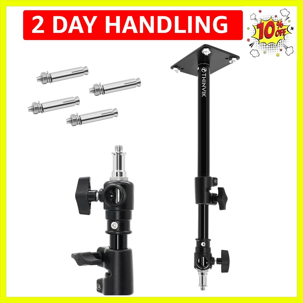 Photography Studio Camera Stand,Lighting Wall Ceiling Mount Boom Arm for Vide...