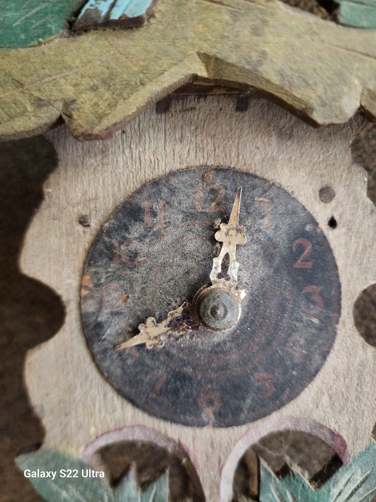 Vintage Wood Mini Cuckoo Clock