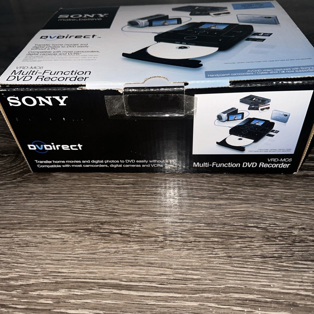 Sony VRD-MC6 Multi Function DVD Recorder Burner DVDirect - LNC - EUC