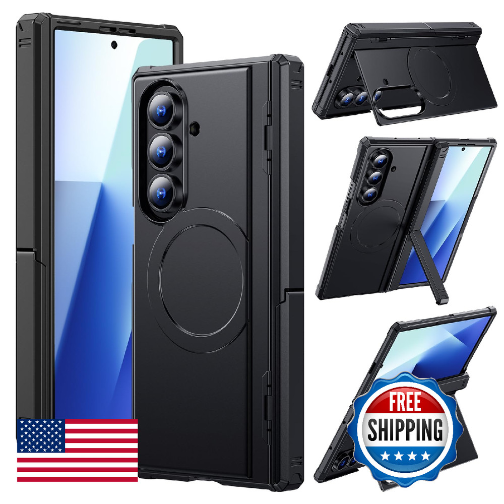 Samsung Galaxy Z-Fold 7 Case Magnetic Dual Stand Rugged Shockproof Screen Protec