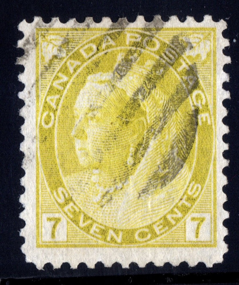 #81 Numeral 7c Canada used well centered
