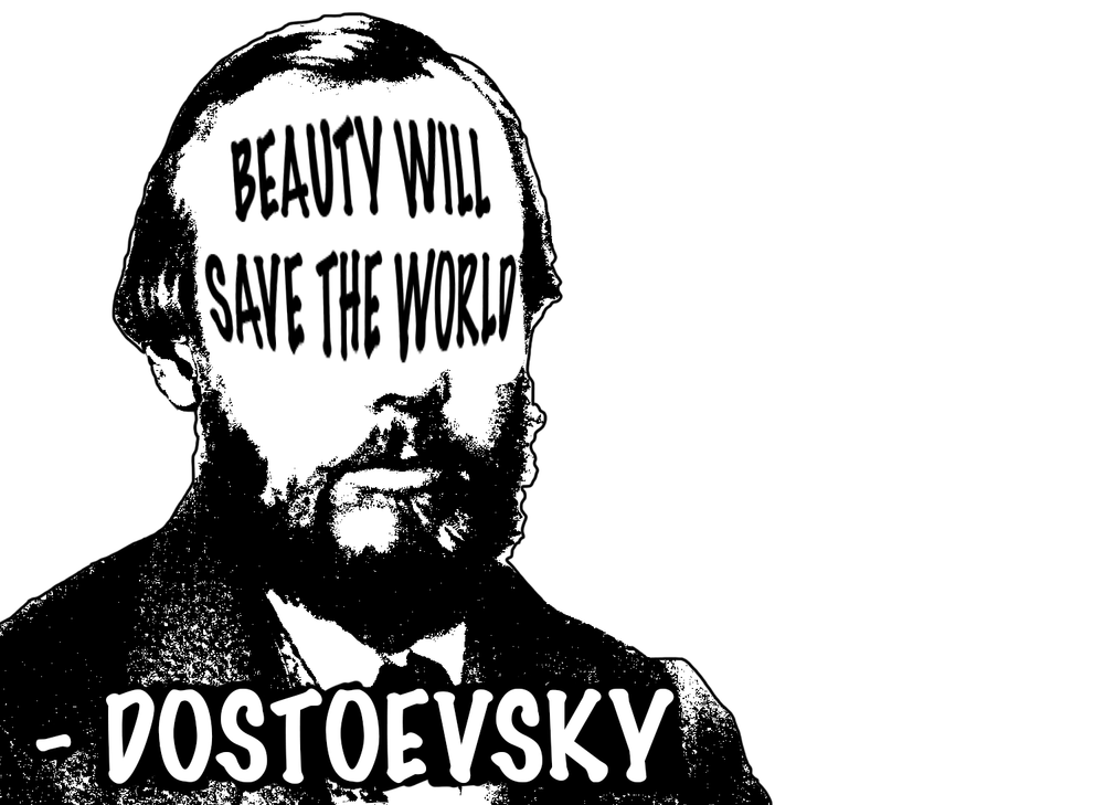 Fyodor Dostoevsky Quote Stickers