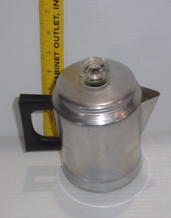 Vintage Comet Aluminum Coffee Maker Pot Tea