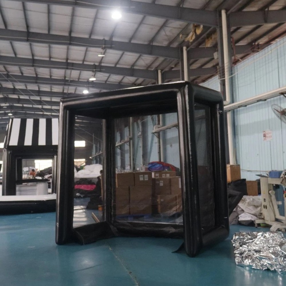6ftx10ftx10ft Inflatable Golf Training Cage Golf Hitting Bay Golf Simulator