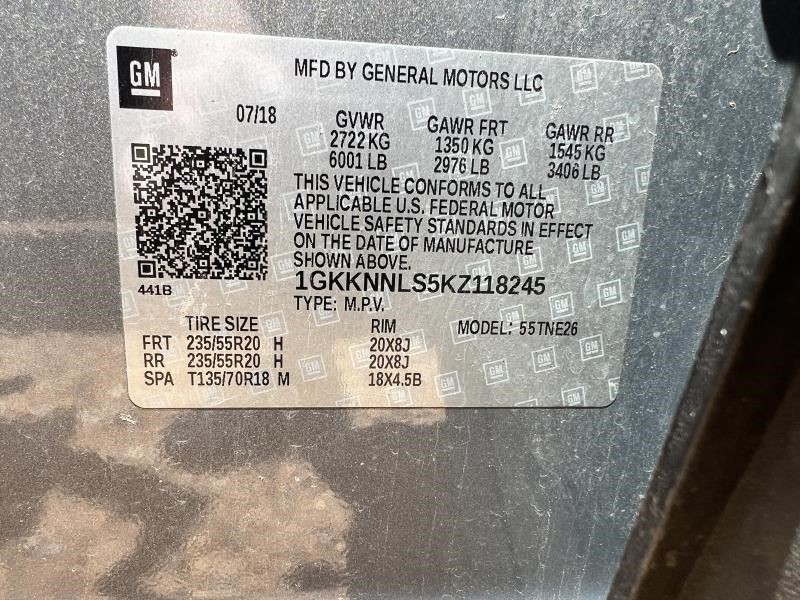 ACADIA    2019 Keys/Latches/Locks 104596664