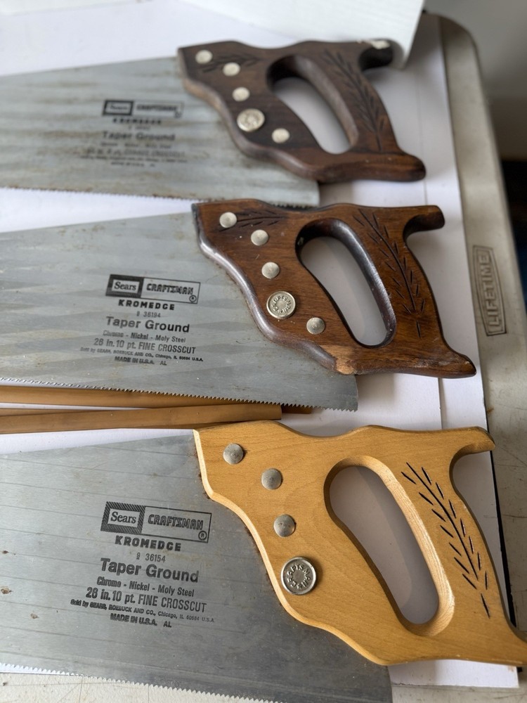 3 Craftsman Kromedge Saws