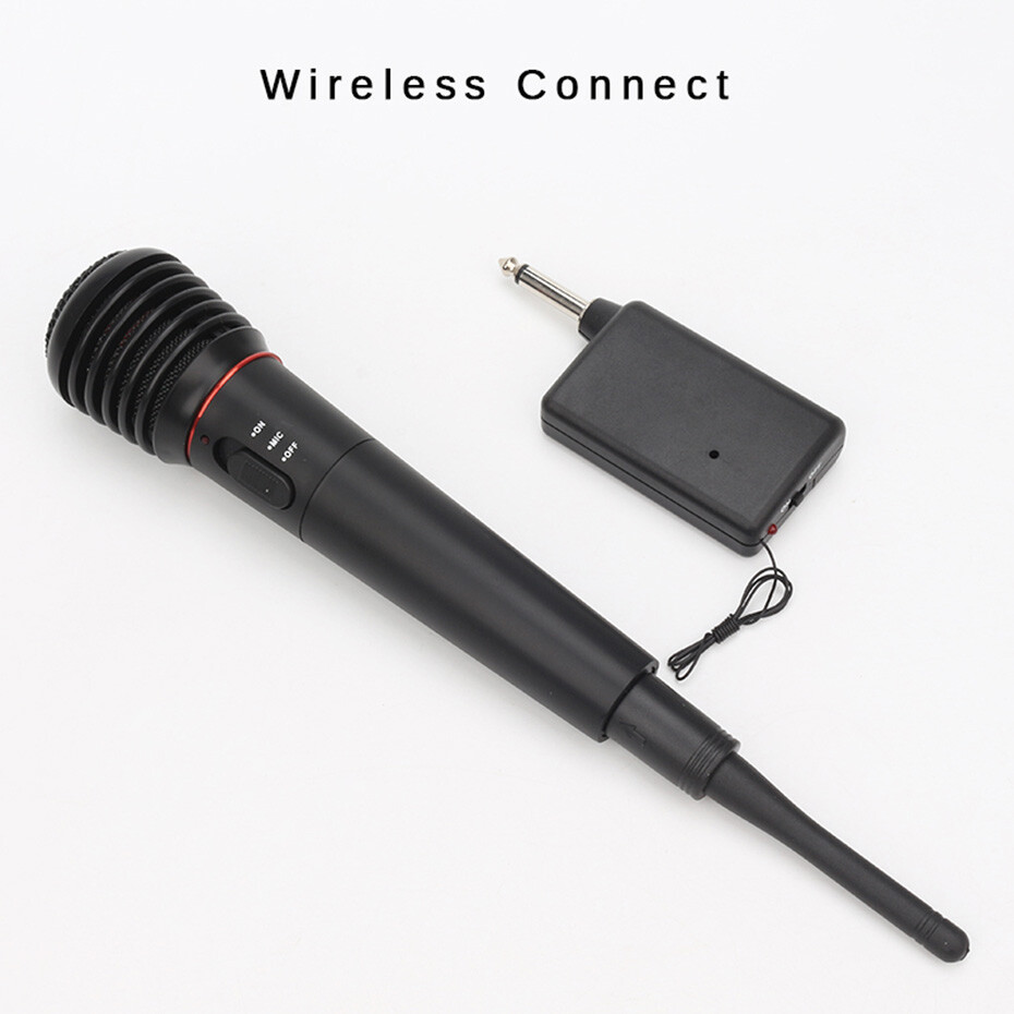 Handheld Professional Karaoke Microphone Wired Wireless 2in1 Dynamic Microphone