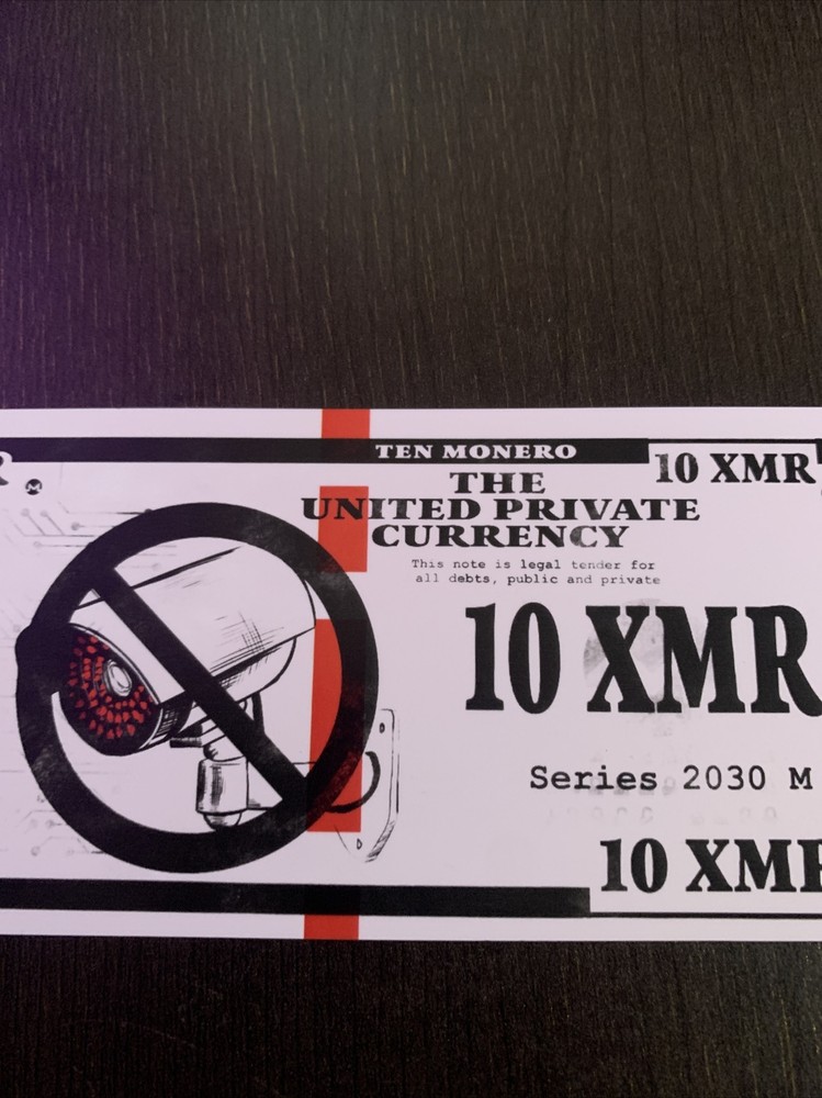 Lynx Art DIY 10 Monero Paper Wallet