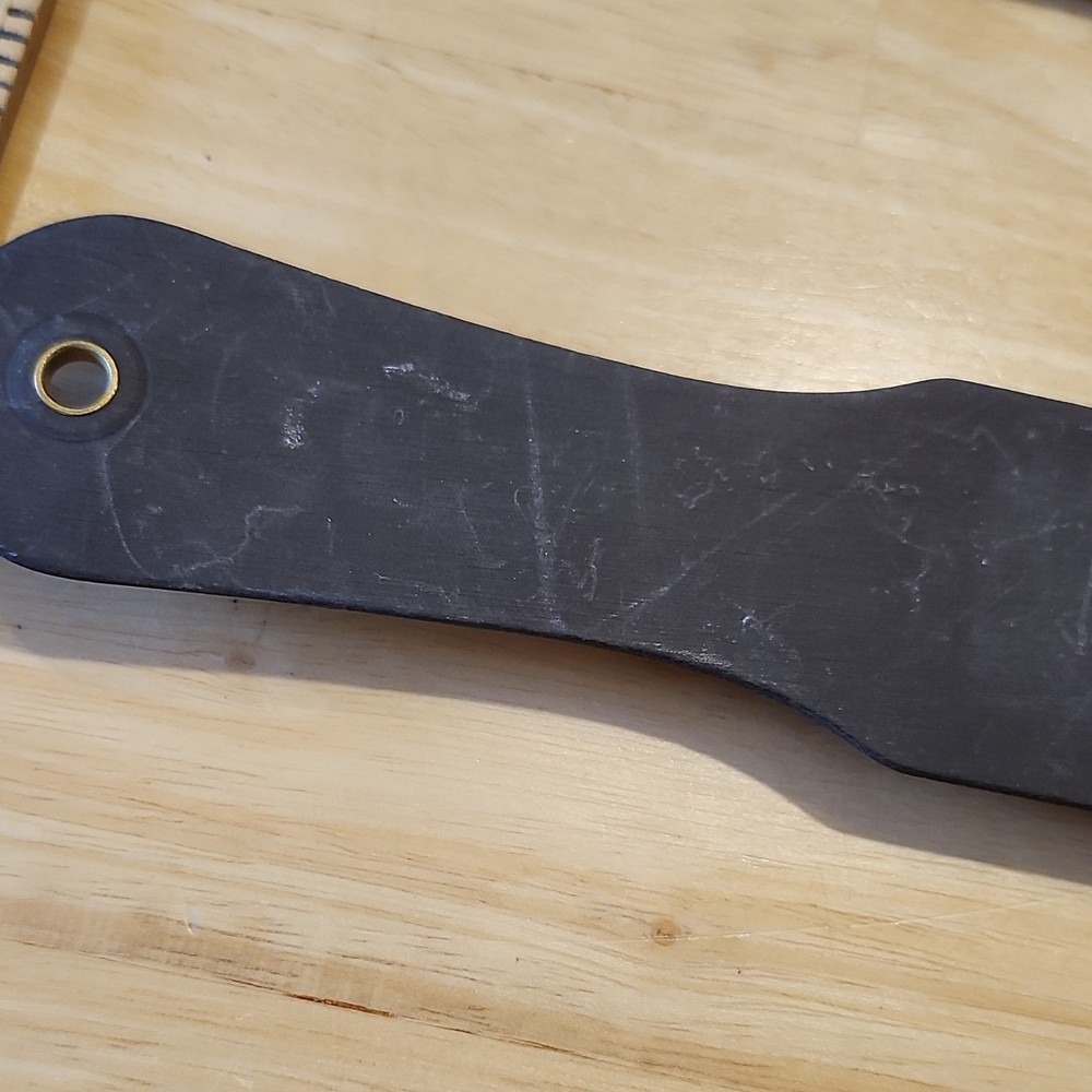 Farmers Co-Op Elevator Shaving Strop Sharpening Stone Handle Emerado ND