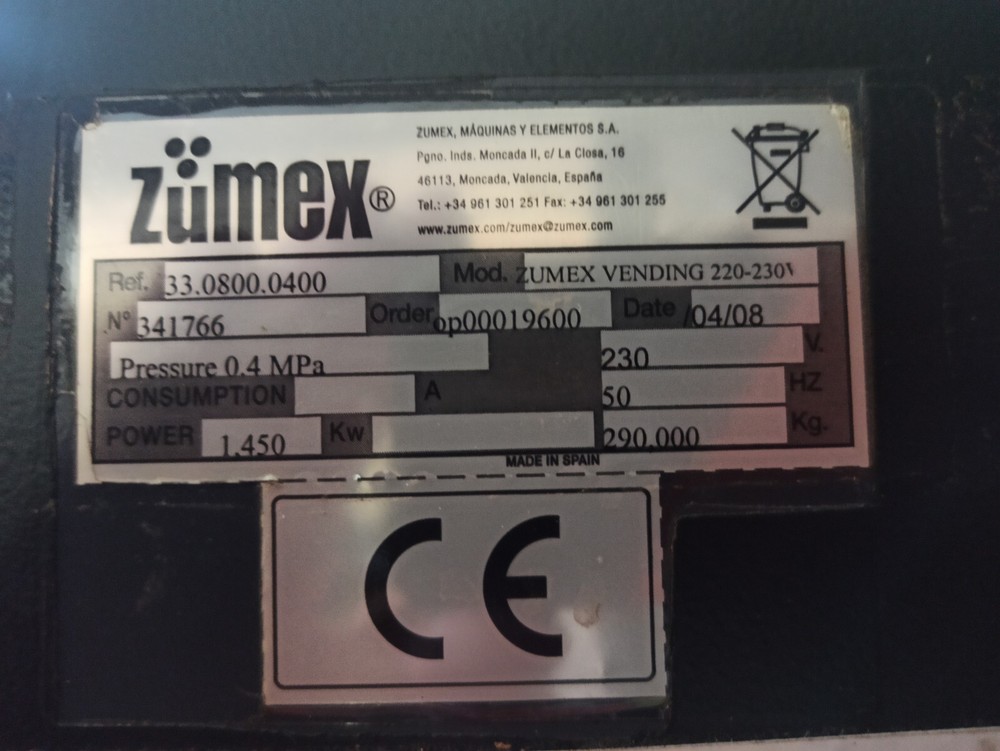 Zumex Vending