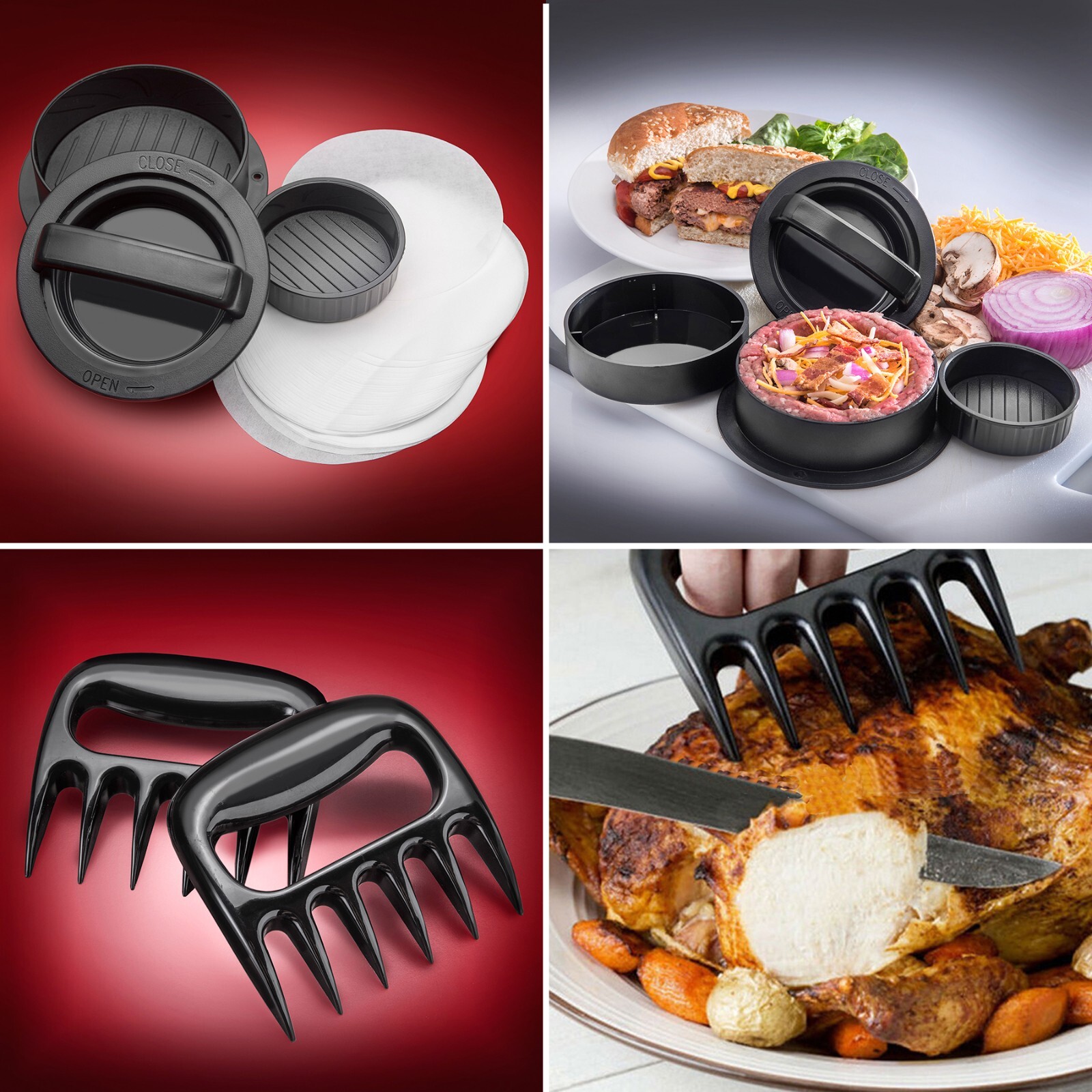 STX Intl Turboforce 3500 HD Heavy Duty Meat Grinder w/ Foot Pedal, Juicer & More