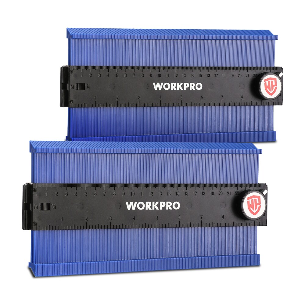 WORKPRO 10" Connectable Contour Gauge 2PC Duplicator w/Lock Outline Marking Tool