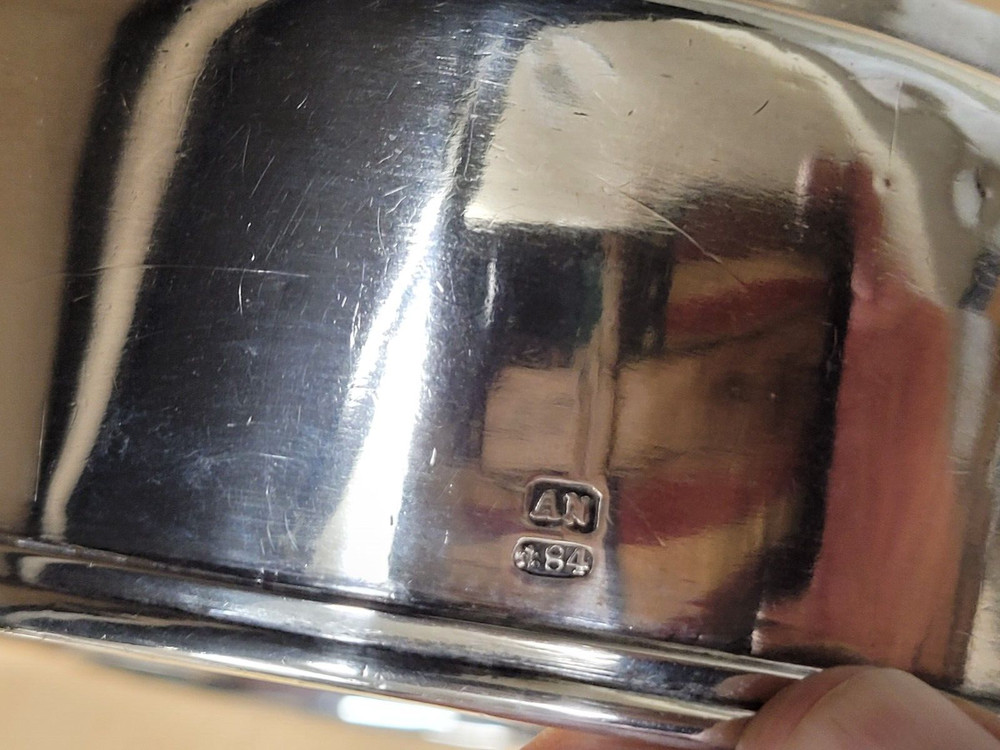 Sterling Silver Large Russian Basket