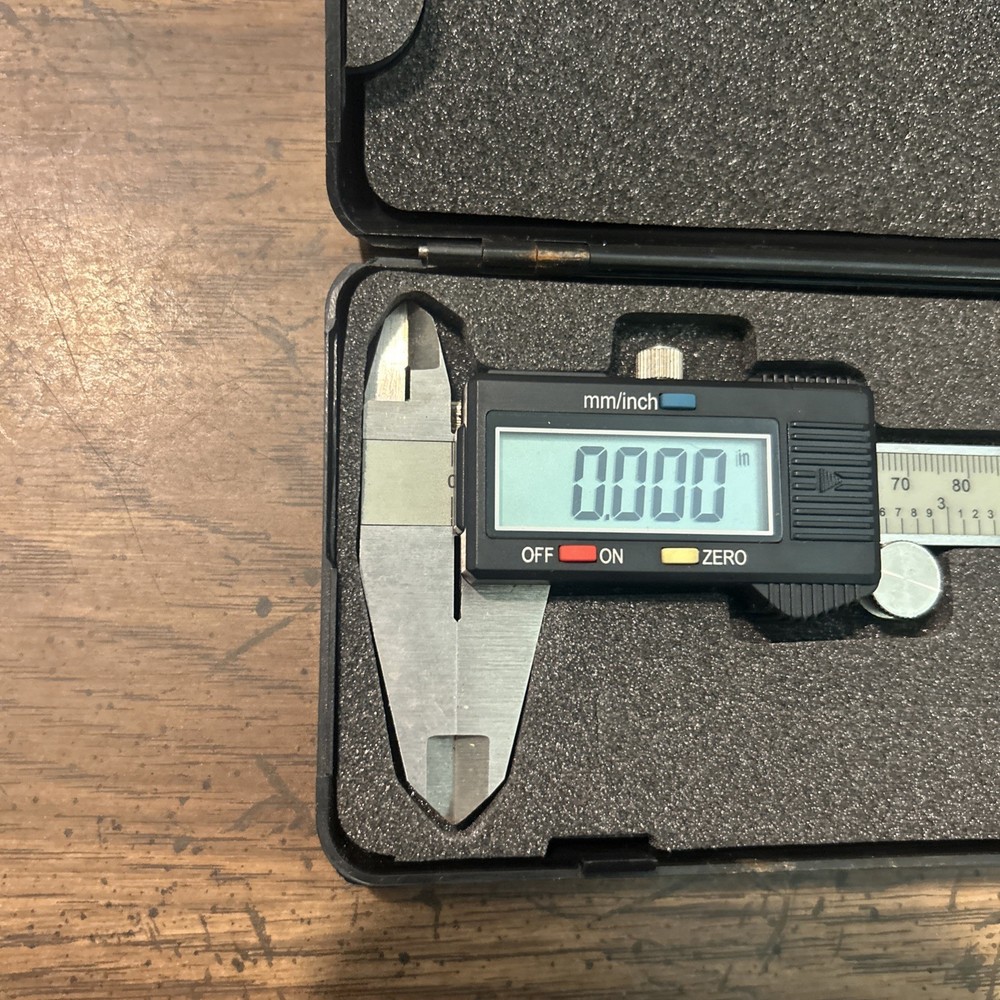 Nesco NM9560A Digital Caliper 6" 150mm Case Instructions NICE!