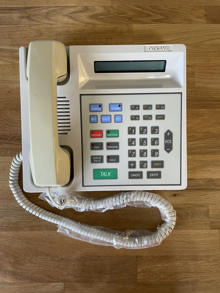 Dukane ACC5 Administrative Control Console Intercom System Paging Phone Valcom