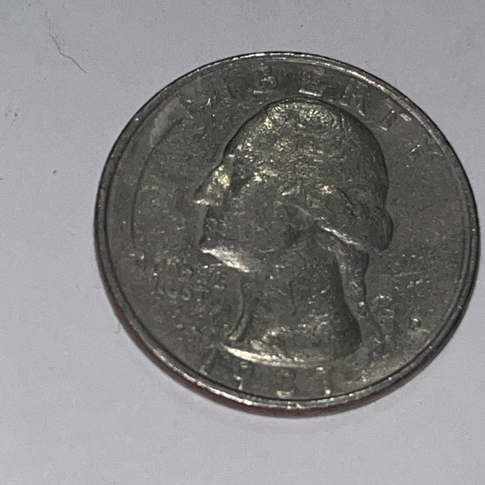 1987 P Mint Quarter Error