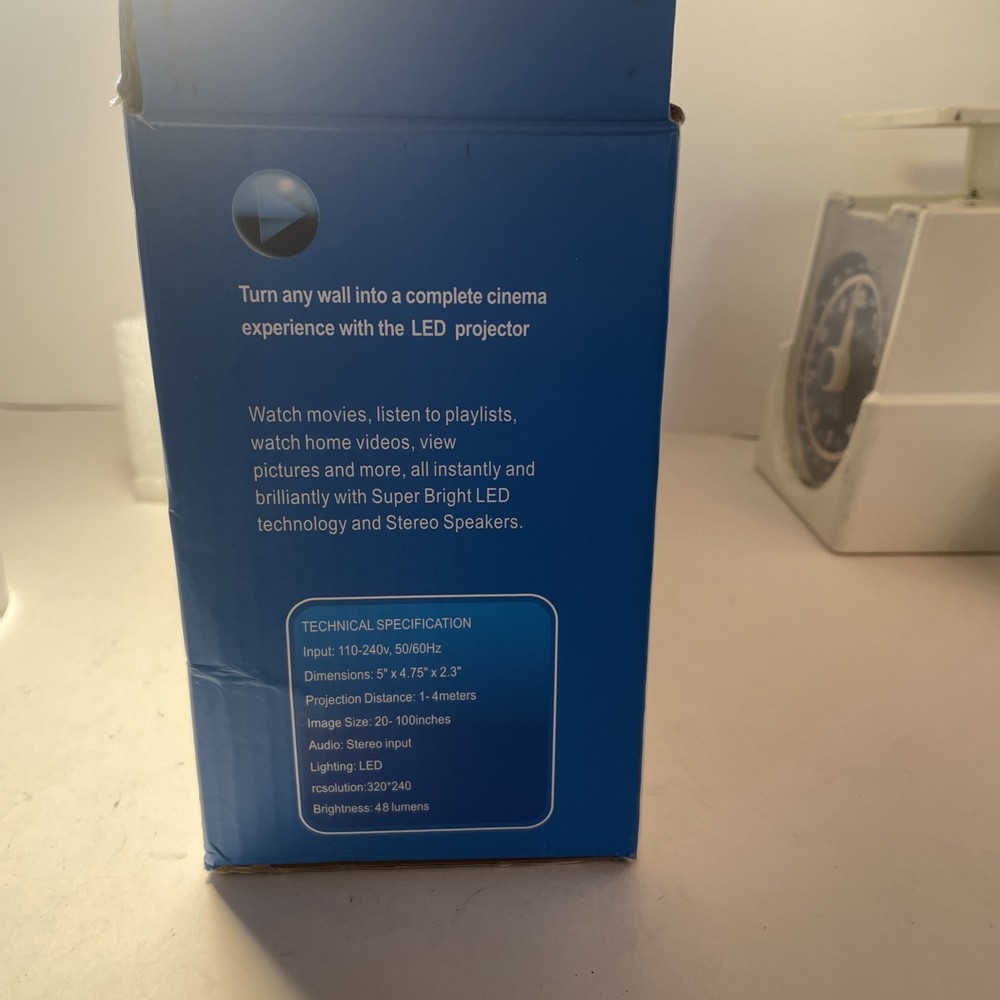 LED Projector LCD Image System Model: A-Z308-00A