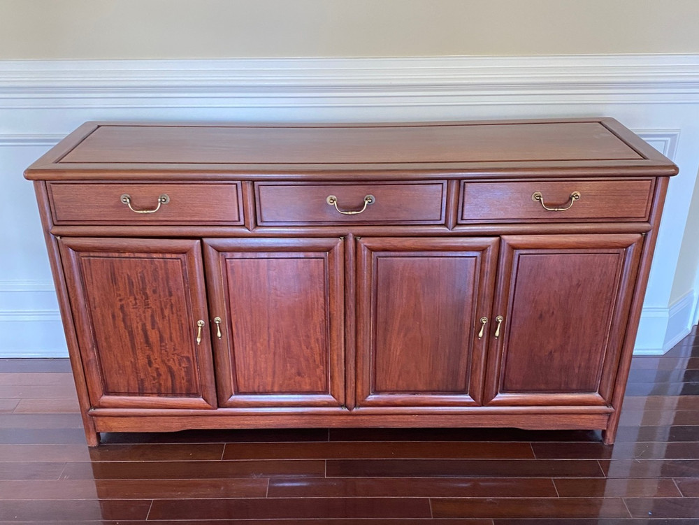 American Drew Cherry Credenza Buffet Server Sideboard