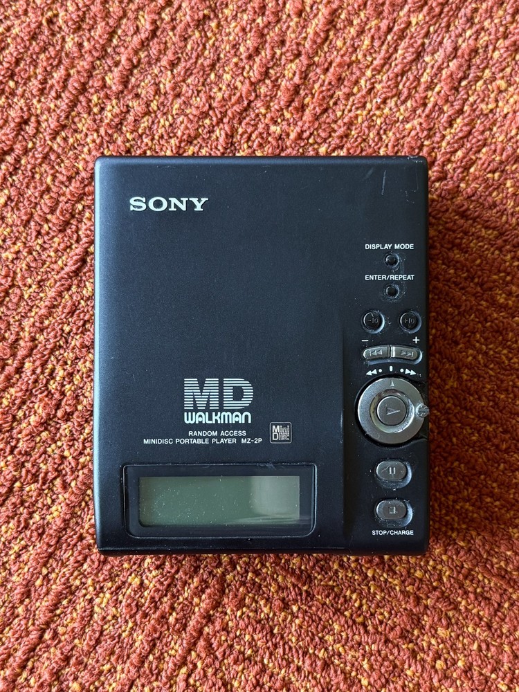 SUPER RARE Sony MZ-2P Minidisc Player UNTESTED