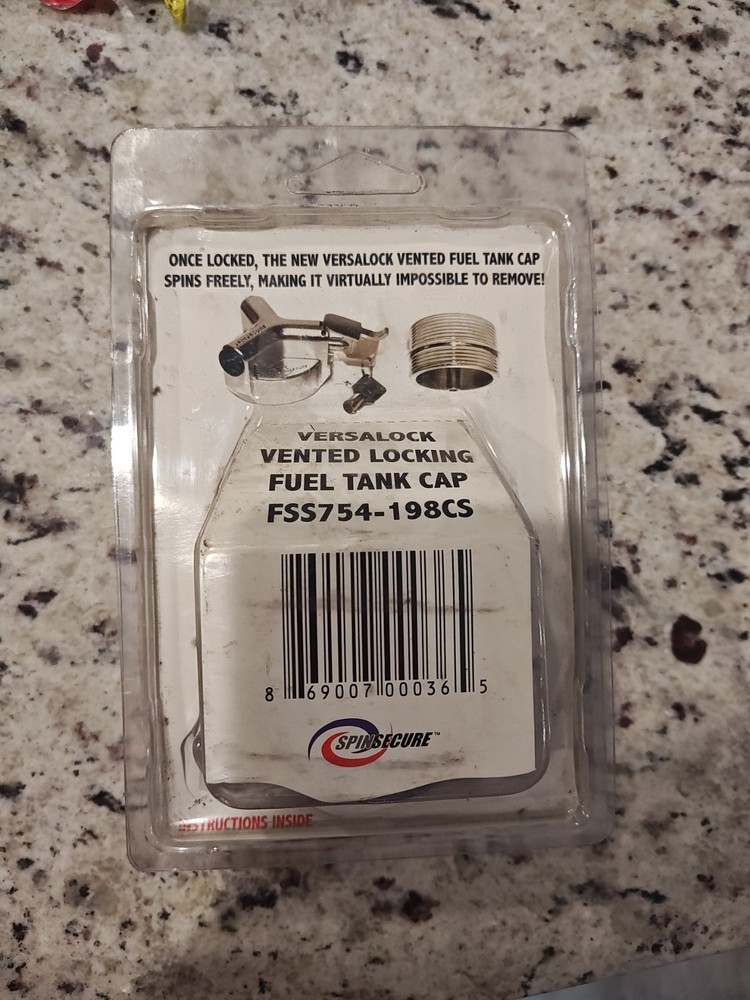 Flow Security Systems VersaLock | Vented Locking Fuel Tank Cap With Adapter 2"