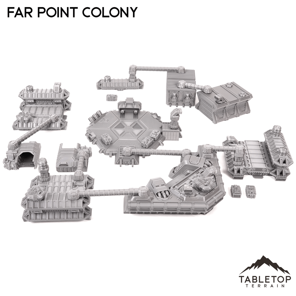 Farpoint Colony TechScape - 6mm - Small Scale Mech Wargames 6mm 8mm