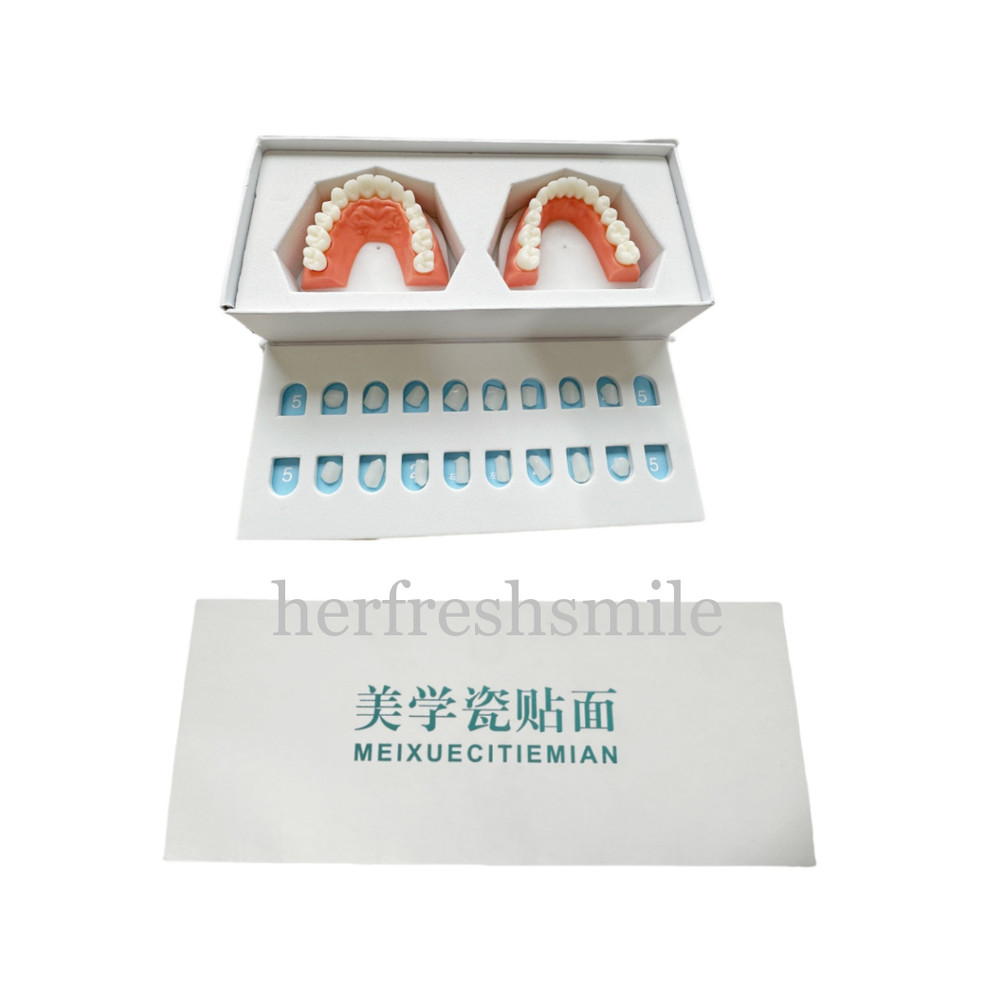 2Set Dental Composite Veneer Template Model Practise Veneers Dentist Teaching
