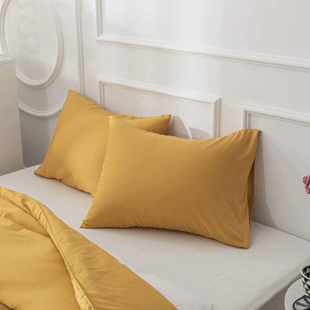 Mustard Yellow Comforter Sets Twin Dark Yellow Bedding Comforter Set Lightwei...
