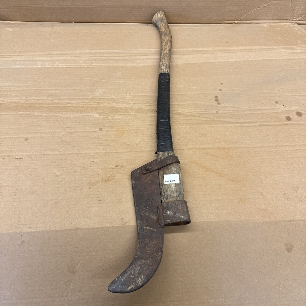 Vintage Brush Hook 39" Long, 4lb-4oz ~ Original Handle