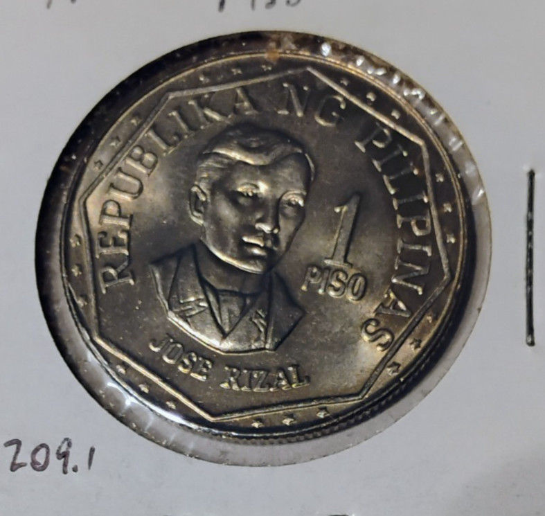 3 - 1 Piso, 1978 BU Condition. Philippines
