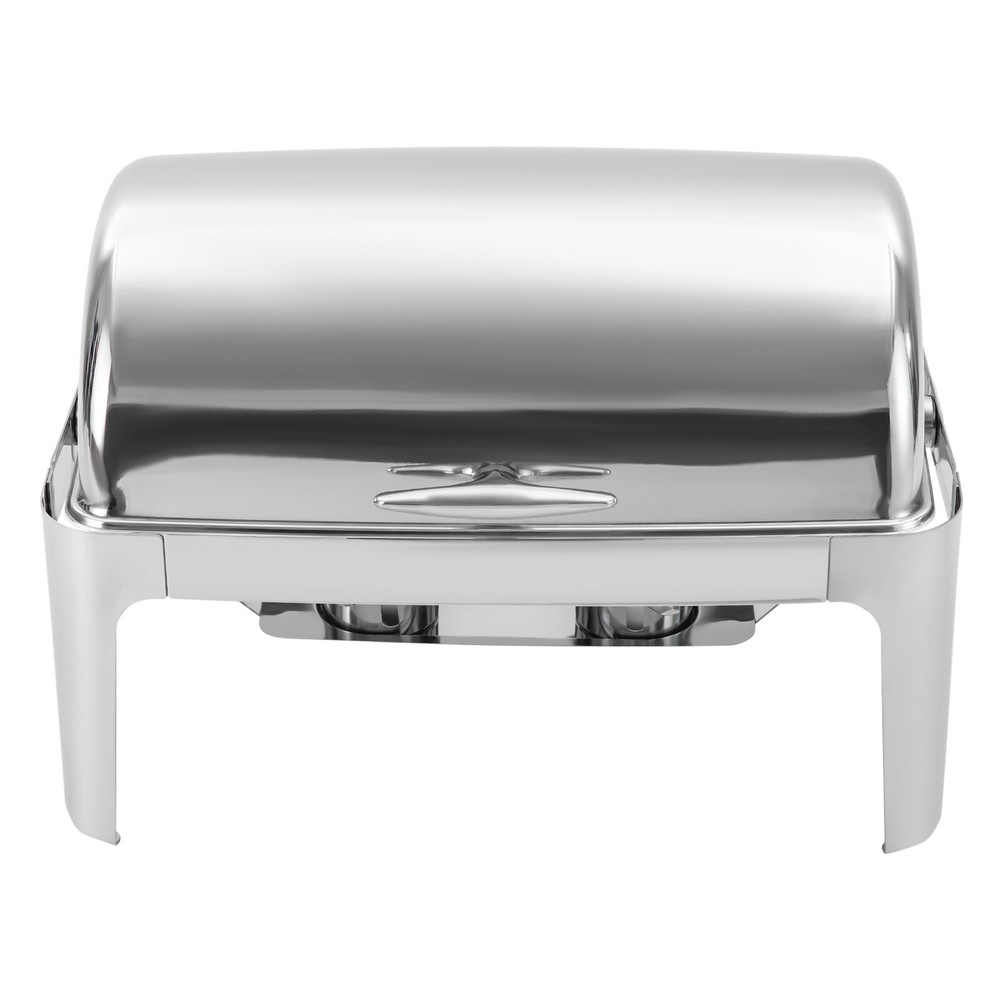 Buffet Set 9.5QT Stainless Steel Rectangular Roll Top Chafing Dish Pan Chafer US