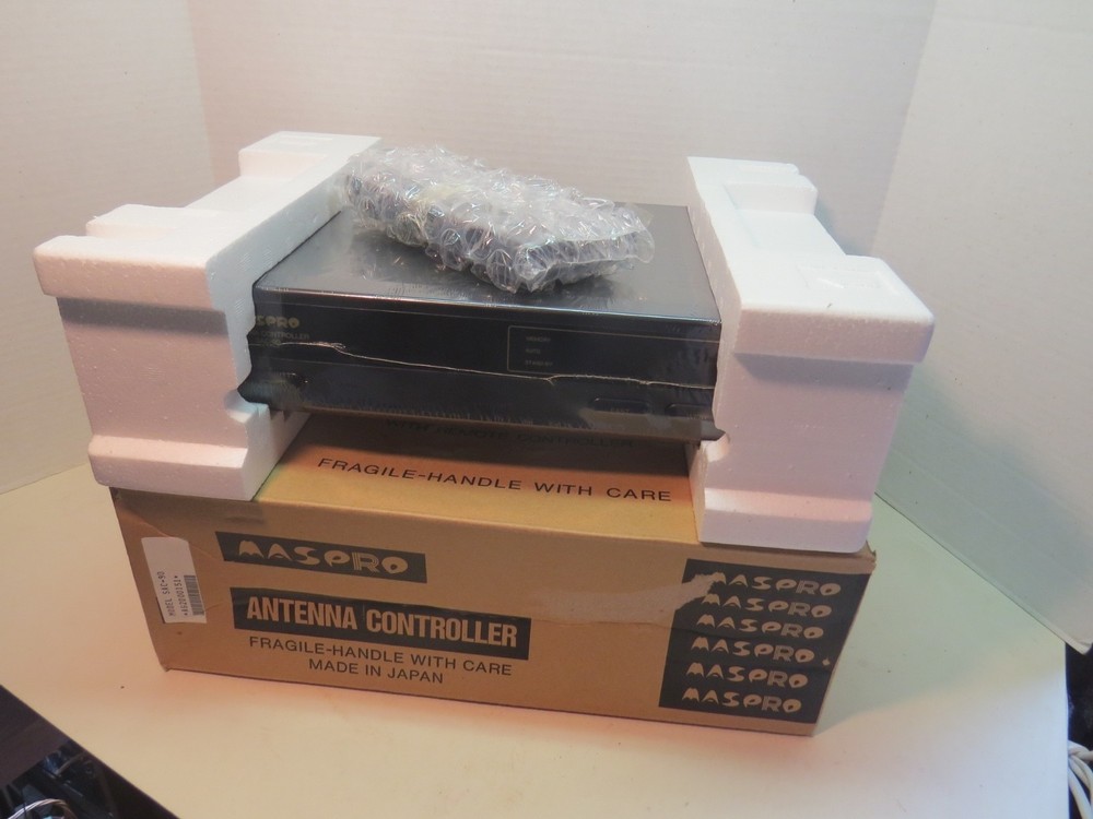 Maspro Stereo Satellite Receiver & Antenna Controller model SRE100R & SAC-90