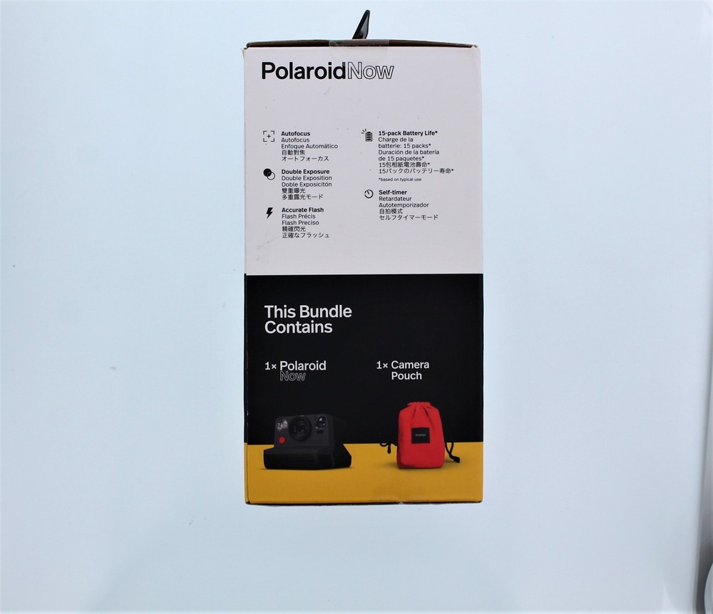 Polaroid Now Camera with Pouch