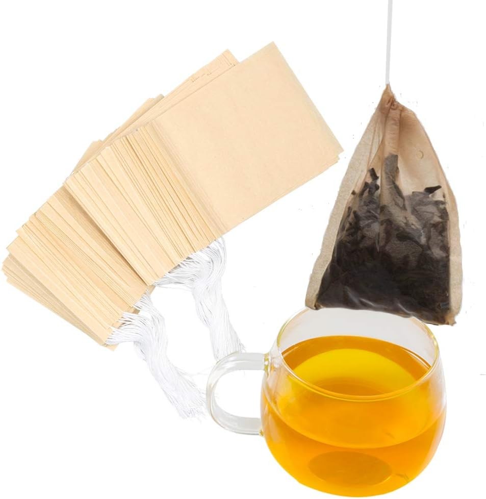 Tea Filter bags, safe and natural material, disposable tea Initial200