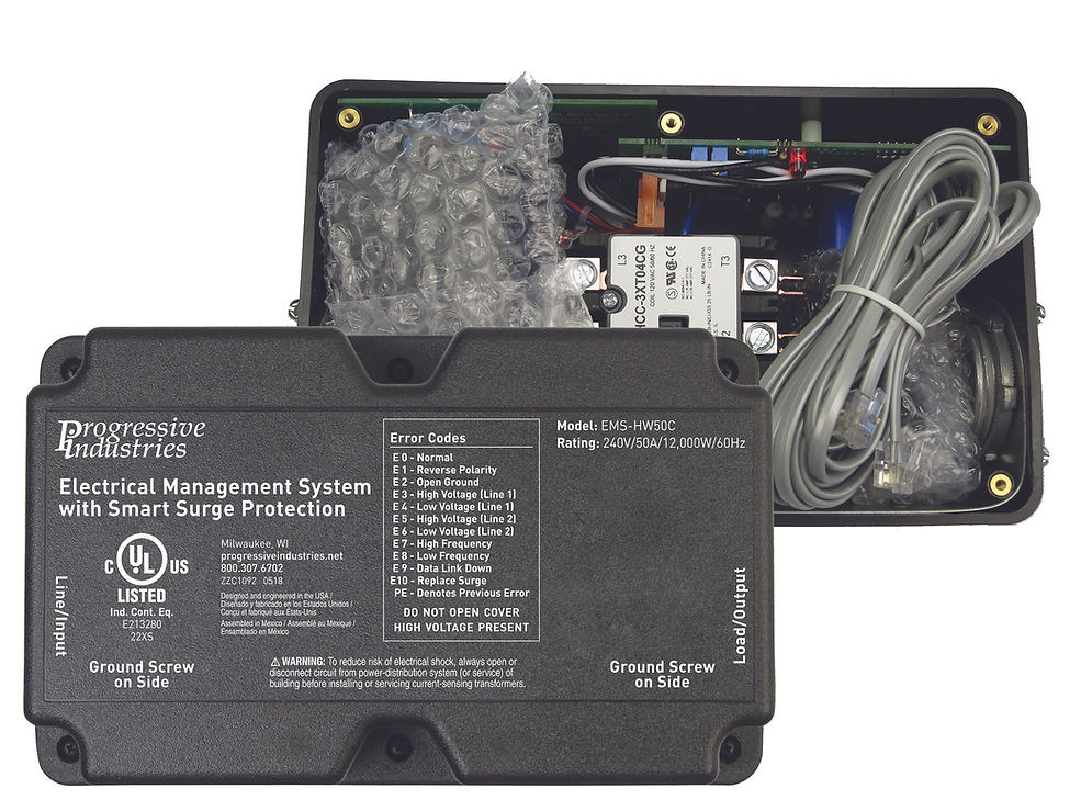 PROGRESSIVE 50 AMP SURGE PROTECTOR- EMS-HW50C