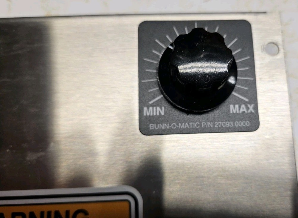 Bunn LPG-2E Timer Panel