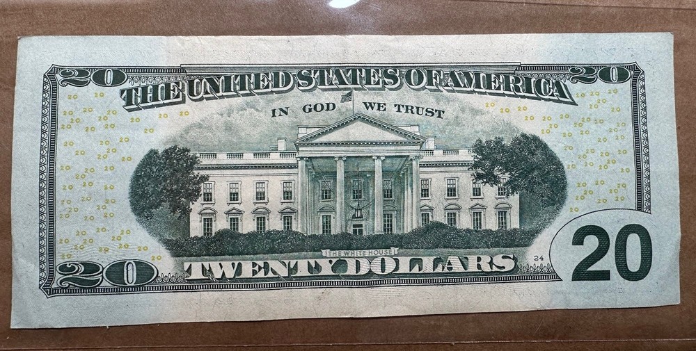 $20 BILL INK SMEARS RARE