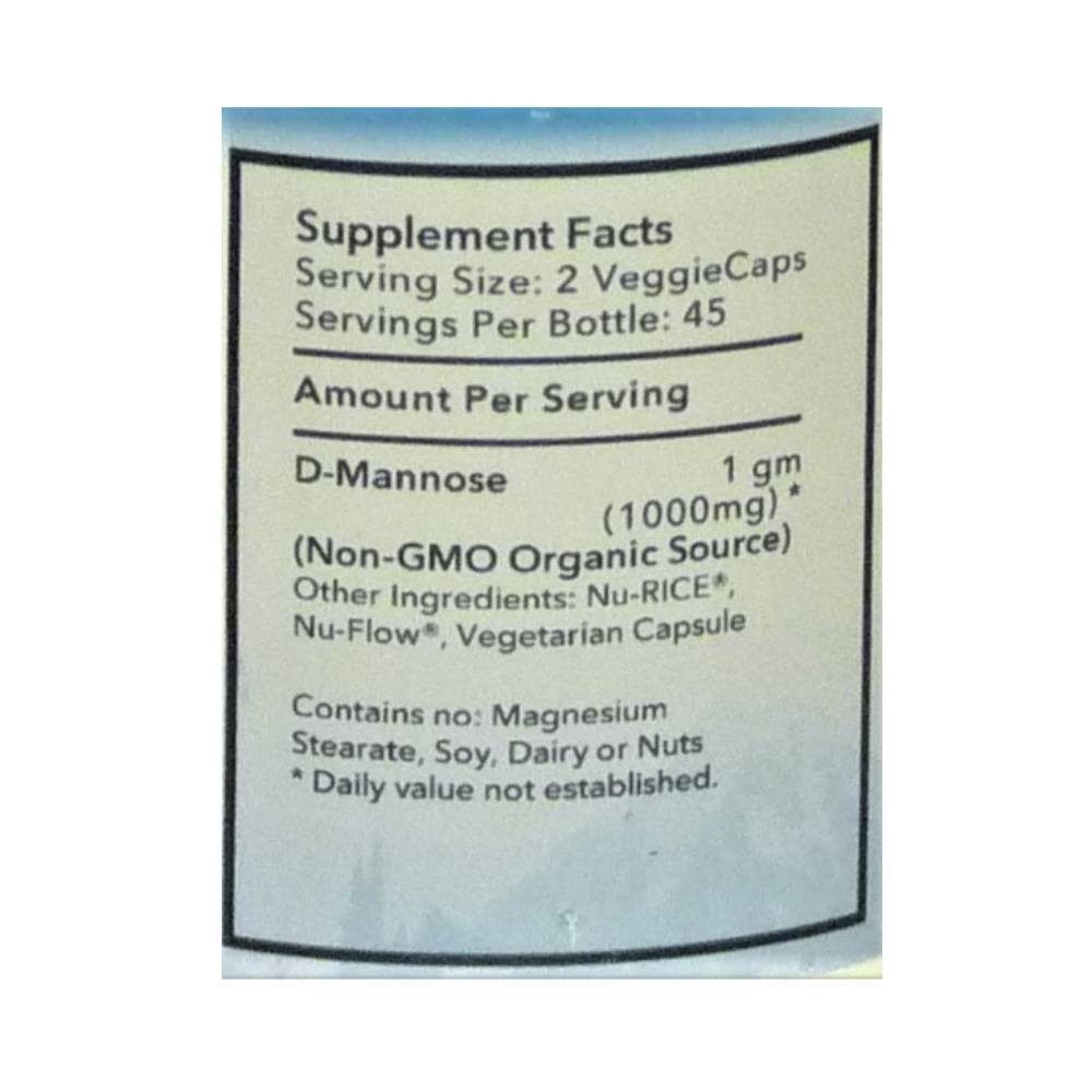 UTI Edge 100% Pure D-Mannose Capsules