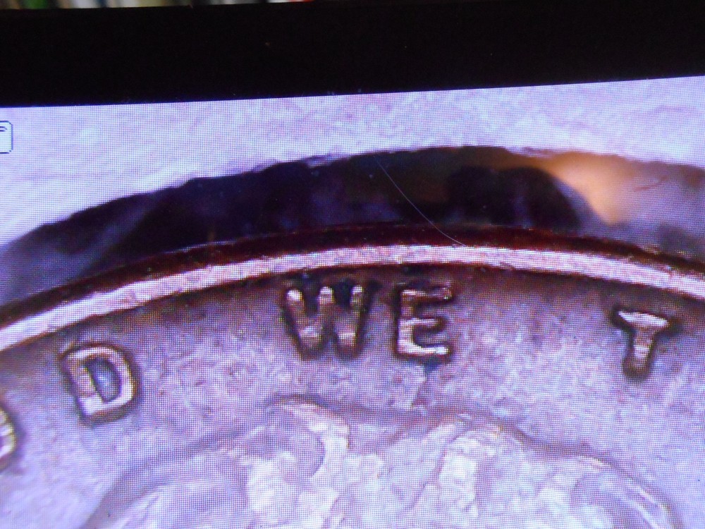 1947 Lincoln cent with errors