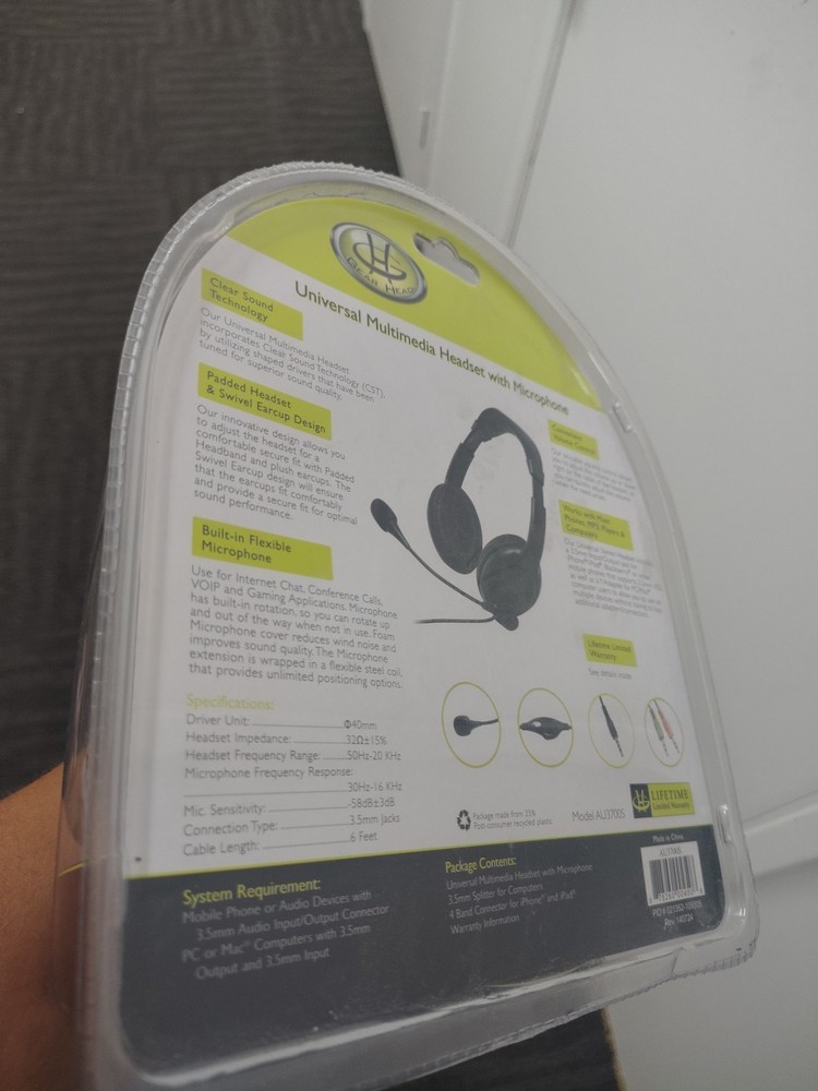 Multimedia Headset with Microphone