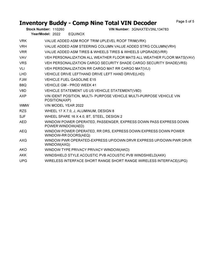 Dash Panel Without Forward Collision Warning Fits 18-22 EQUINOX 10304176